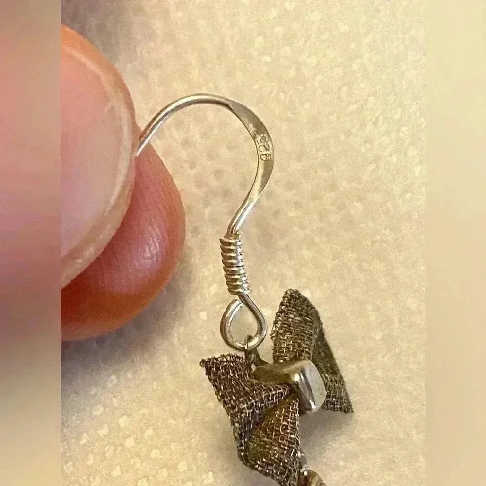 💥VINTAGE HAND MADE IN GEORGIA 🇬🇪  TBILISI 💥JEWELRY SET WITH LAVENDER QUARTZ - Picture 8 of 11